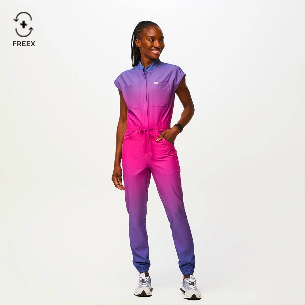 BRAND NEW Figs Jumpsuit Ombré Sunset XS